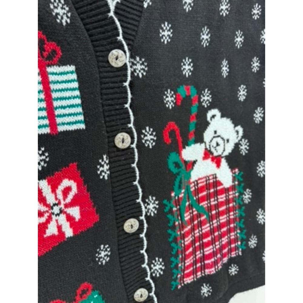 Vintage"Nutcracker" Teddy Bear,Button Up, Cardiga… - image 8